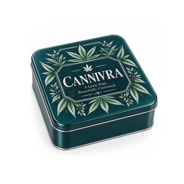 Custom Cannabis Tin Containers